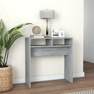 Bewerk hout bijzettafel voor stijl en functionaliteit - 1 / Grijs sonoma / 78 cm - Bijzettafels
