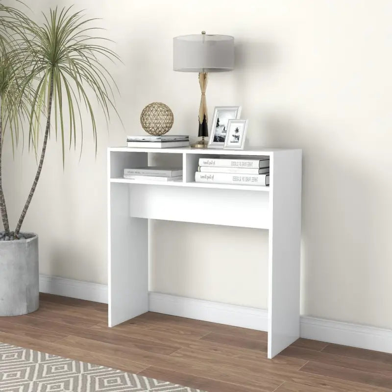 Bewerk hout bijzettafel voor stijl en functionaliteit - 1 / Wit / 78 cm - Bijzettafels
