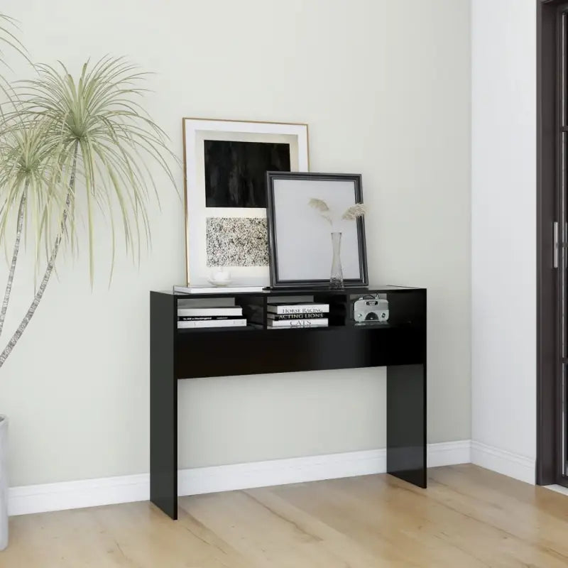 Bewerk hout bijzettafel voor stijl en functionaliteit - 1 / Zwart / 105 cm - Bijzettafels