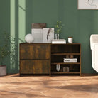 Bewerk hout dressoirs en buffetkasten met ruime afmetingen - Gerookt eiken / 2 - Dressoirs & buffetkasten
