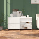 Bewerk hout dressoirs en buffetkasten met ruime afmetingen - Wit / 2 - Dressoirs & buffetkasten