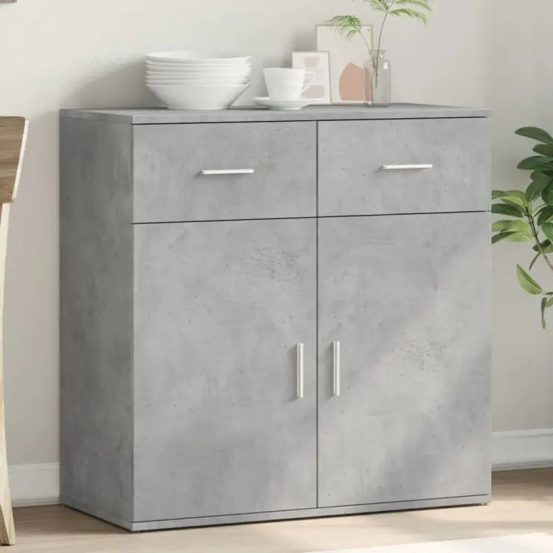 Bewerk hout Dressoirs en buffetkasten met trendy duurzame design - Betongrijs / 1 - Dressoirs & buffetkasten