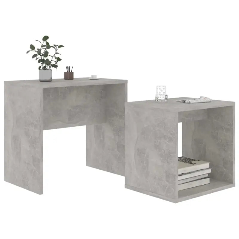 Bewerk hout kleine salontafels set voor kleine ruimtes - Salontafels