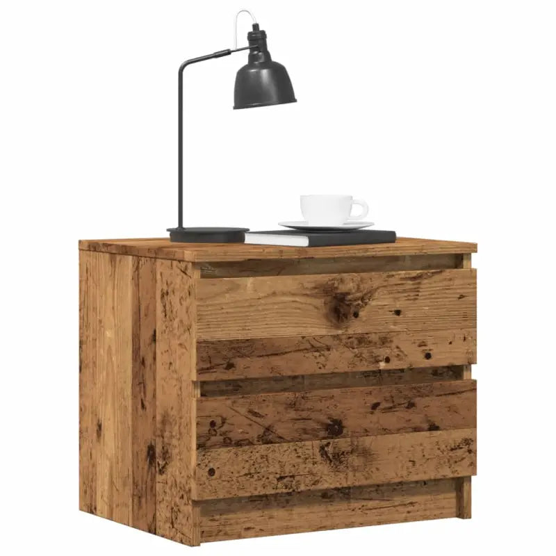 Bewerk hout nachtkastjes voor een chique en duurzame interieurstijl - Oud hout / 1 - Nachtkastjes