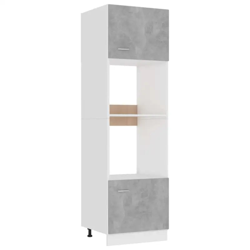 Bewerk hout onderkast voor een overzichtelijke en duurzame keukenruimte - Betongrijs / 1 / Magnetronkast 60 cm