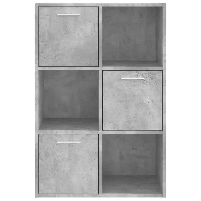 Bewerk hout open kubussen boekenkast voor kantoor en kinderkamer - Betongrijs / 1 - Boekenkasten
