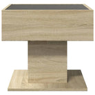 Bewerk hout salontafel met LED-Infinity Spiegel voor elke ruimte - Salontafels