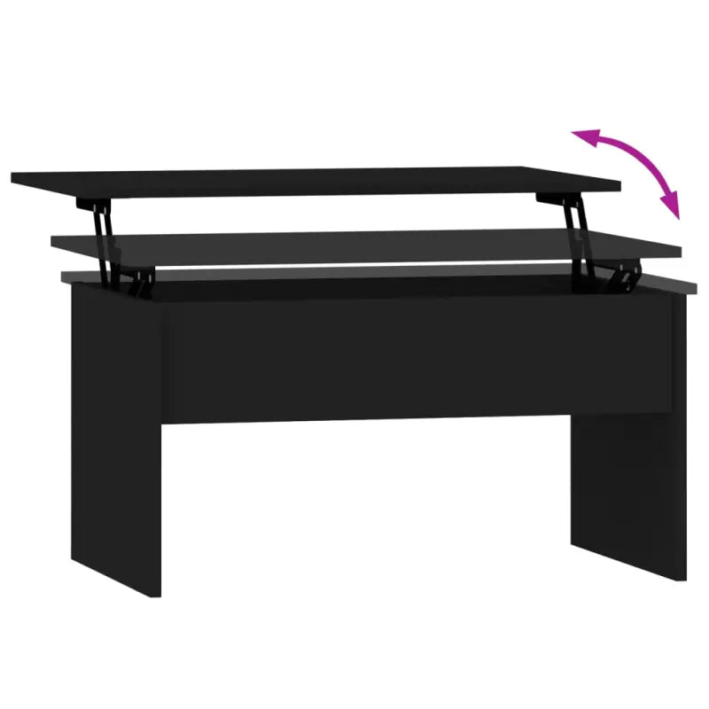 Bewerk hout salontafel met lift-top voor comfort en veelzijdigheid - Salontafels
