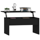 Bewerk hout salontafel met lift-top voor comfort en veelzijdigheid - Salontafels