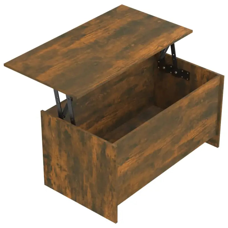 Bewerk hout salontafel met lift-top voor versatile en stijlvolle inrichting - Salontafels