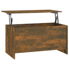 Bewerk hout salontafel met lift-top voor versatile en stijlvolle inrichting - Salontafels
