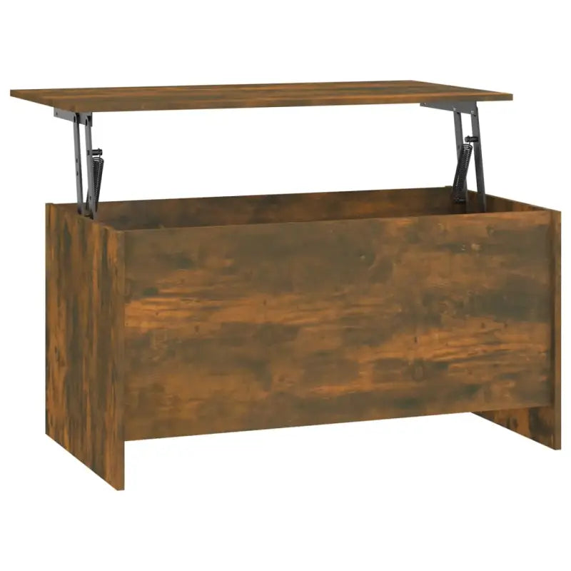 Bewerk hout salontafel met lift-top voor versatile en stijlvolle inrichting - Salontafels