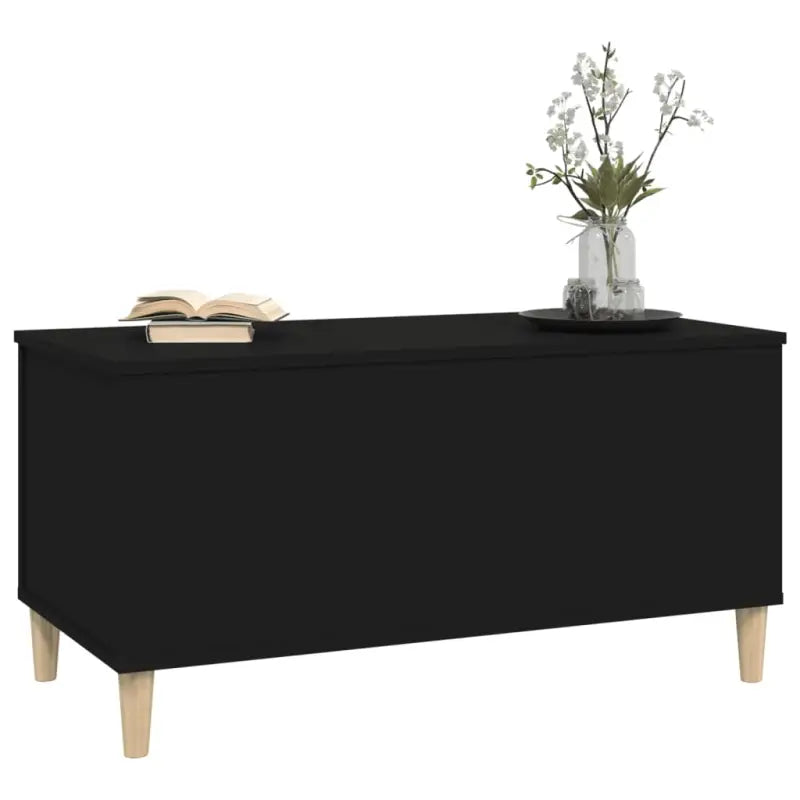 Bewerk hout salontafel met opklapbaar blad voor moderne woonkamers - Salontafels