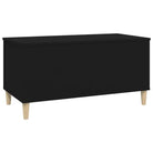 Bewerk hout salontafel met opklapbaar blad voor moderne woonkamers - Salontafels