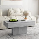 Bewerk hout salontafel voor een tijdloze woonkamersetting - Grijs sonoma / 1 - Salontafels