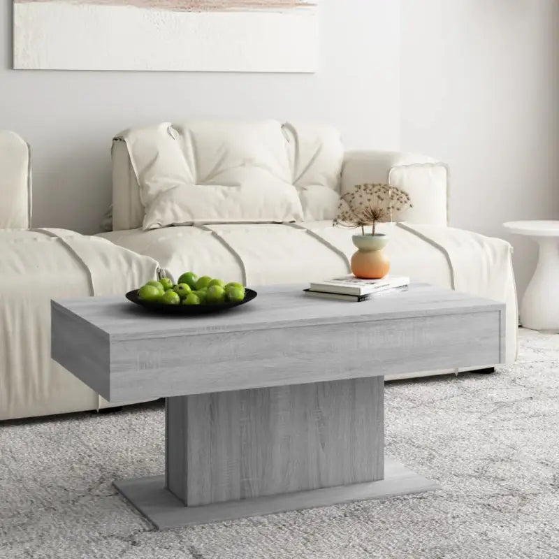 Bewerk hout salontafel voor een tijdloze woonkamersetting - Grijs sonoma / 1 - Salontafels