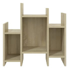 Bewerk hout zijkast voor speels en praktisch opbergen naast de bank - Dressoirs & buffetkasten