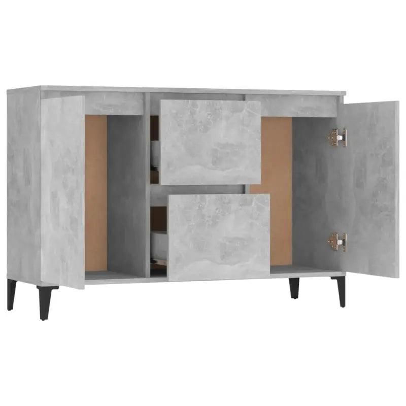 Bewerkt hout dressoir met industriële uitstraling voor de woonkamer - Dressoirs & buffetkasten
