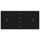 Bewerkt hout dressoir voor een trendy en praktische kamer inrichting - Dressoirs & buffetkasten