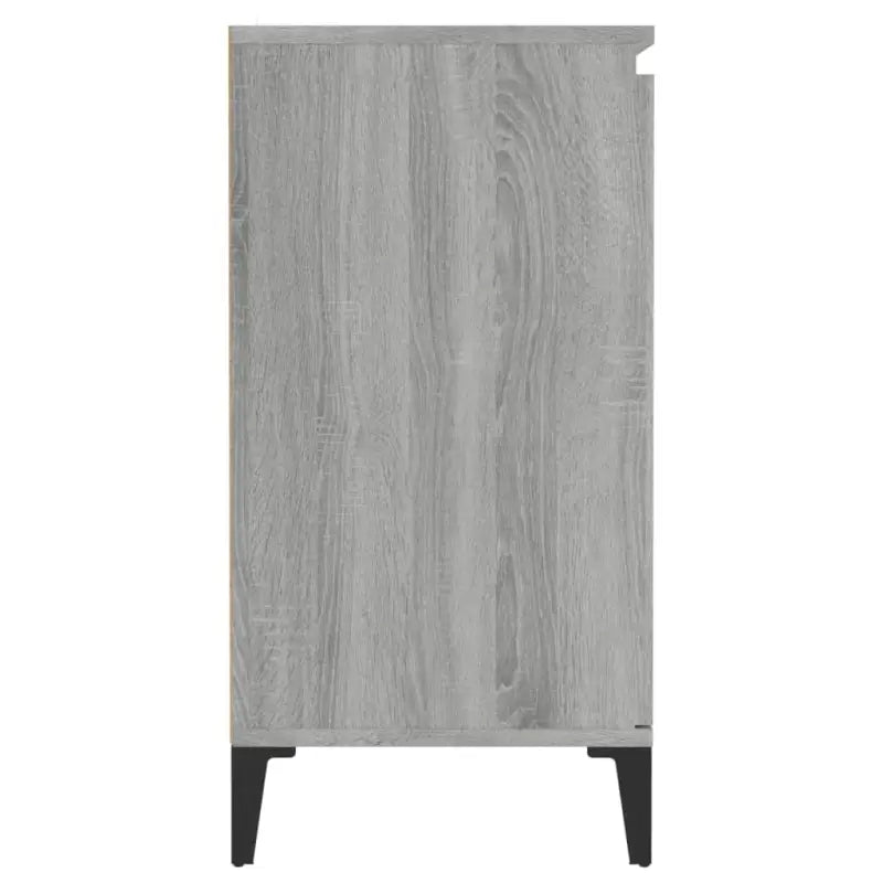 Bewerkt hout grijs Sonoma dressoir met minimalistische charme - Dressoirs & buffetkasten