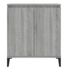 Bewerkt hout grijs Sonoma dressoir met minimalistische charme - Dressoirs & buffetkasten