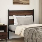 Bewerkt hout hoofdborden en voetborden voor een stijlvolle slaapkamer - bruin eikenkleur / 107 cm / 1 - Hoofdborden