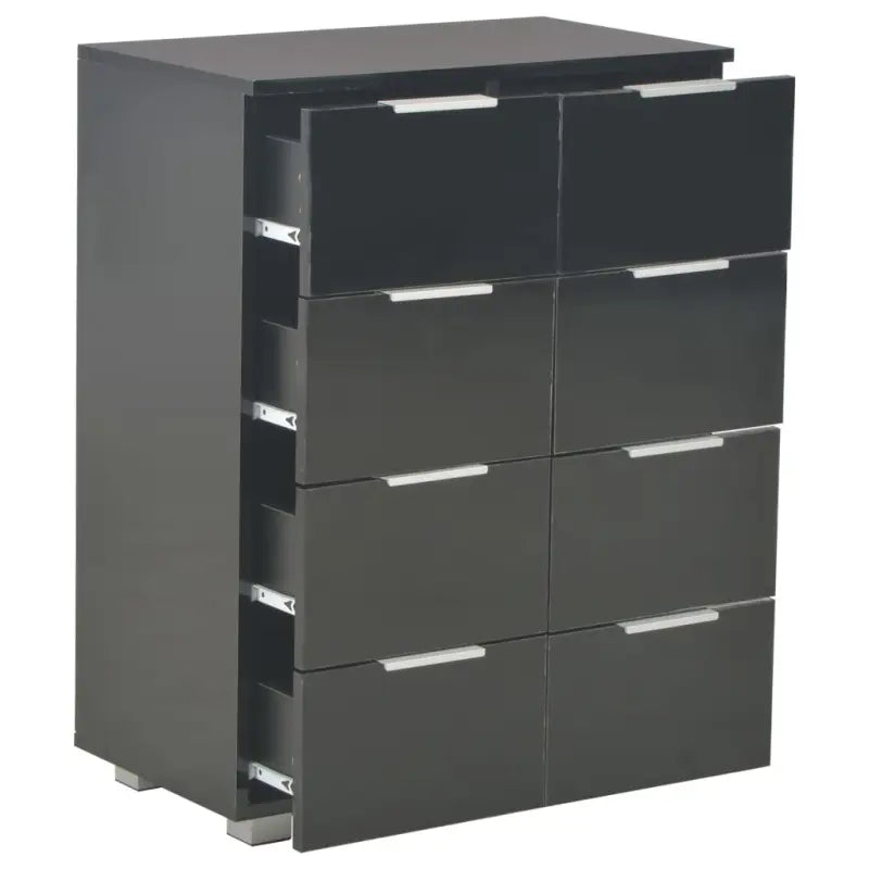 Bewerkt hout ladekast met hoogglans afwerking voor je kamer - Commodes & ladekasten