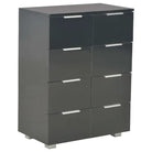 Bewerkt hout ladekast met hoogglans afwerking voor je kamer - Commodes & ladekasten