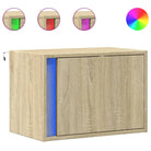 Bewerkt hout nachtkastjes met LED-verlichting voor elke slaapkamer - Nachtkastjes