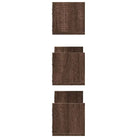 Bewerkt hout zwevende schappen voor stijlvolle en duurzame muurdecoratie - Wandplanken