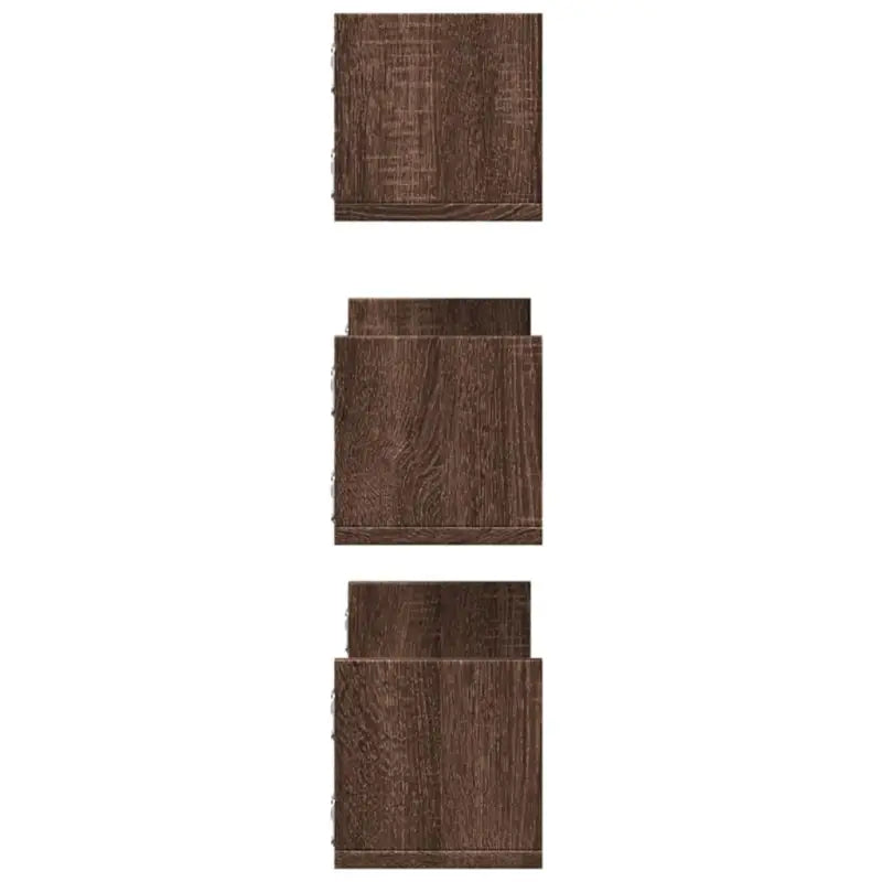 Bewerkt hout zwevende schappen voor stijlvolle en duurzame muurdecoratie - Wandplanken