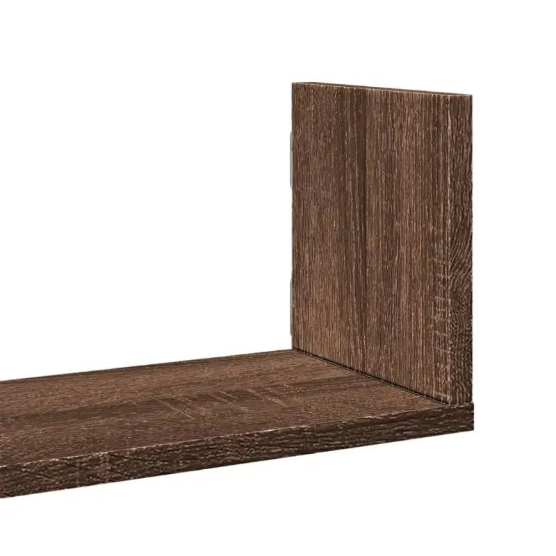 Bewerkt hout zwevende schappen voor stijlvolle en duurzame muurdecoratie - Wandplanken