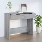 Bewerkte hout bijzettafel met stijl en opbergruimte voor hal of woonkamer - Grijs sonoma / 1 - Bijzettafels