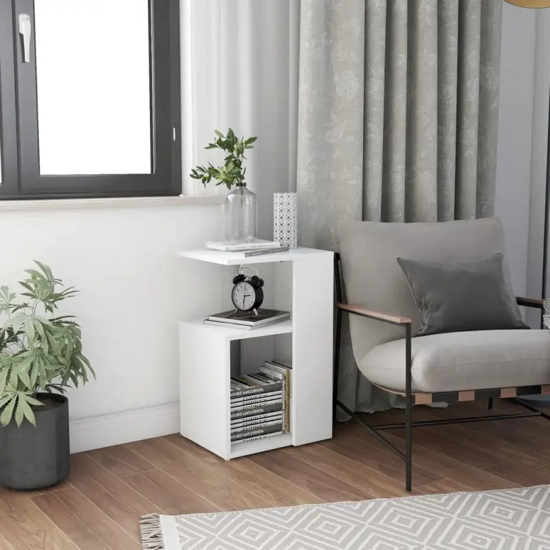 Bewerkte hout bijzettafel voor moderne en praktische woondecoratie - Bijzettafels