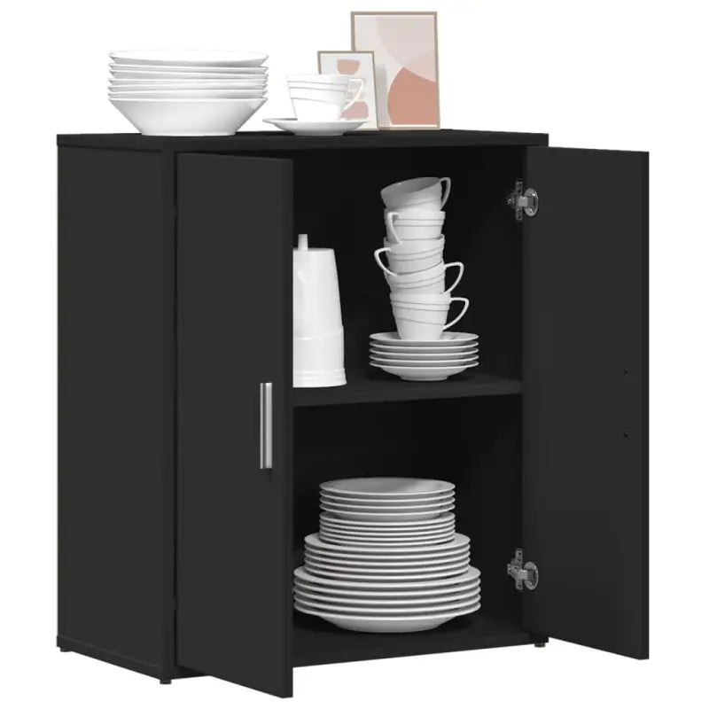 Bewerkte hout Dressoir met stevig en trendy ontwerp - Dressoirs & buffetkasten