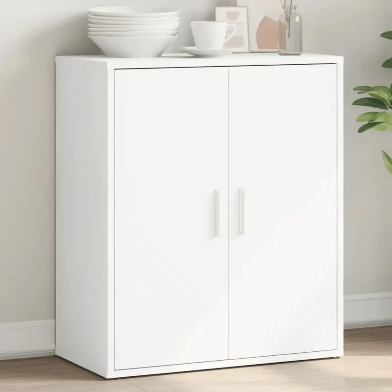 Bewerkte hout Dressoir met stevig en trendy ontwerp - Wit / 1 - Dressoirs & buffetkasten