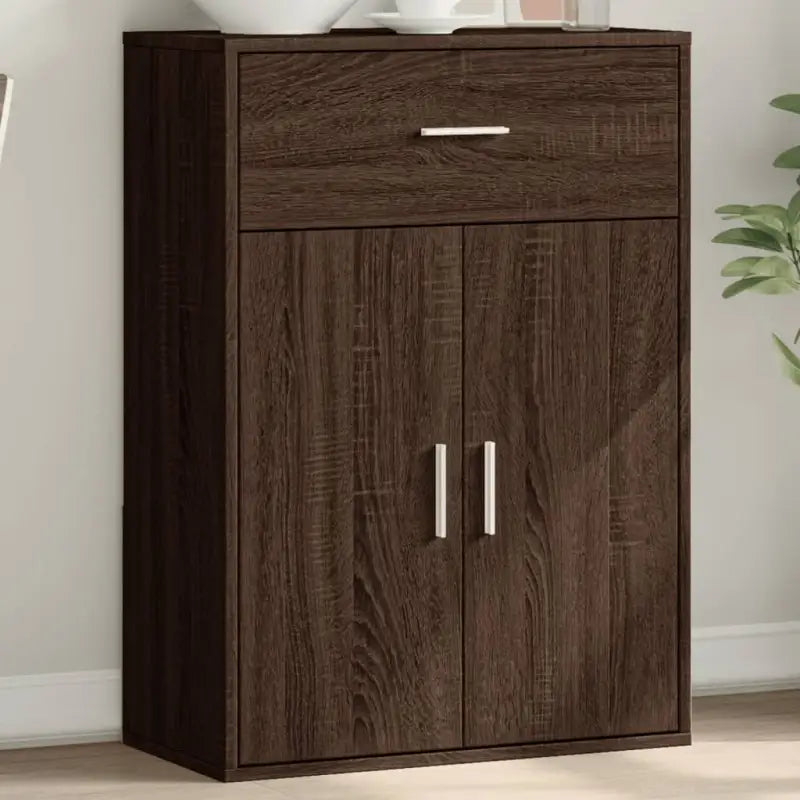Bewerkte hout Dressoir met trendy en praktische design voor je woonkamer - Wit / 1 - Dressoirs & buffetkasten