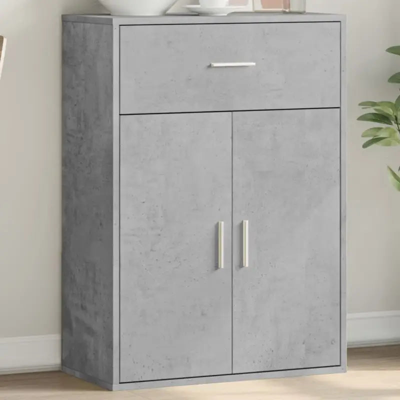 Bewerkte hout Dressoir met trendy en praktische design voor je woonkamer - Betongrijs / 1 - Dressoirs & buffetkasten