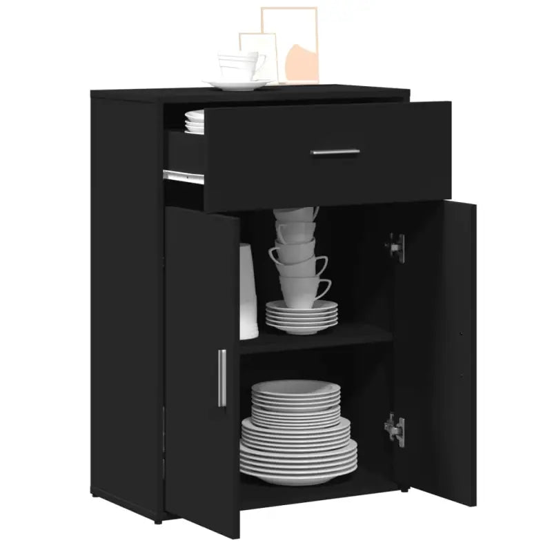 Bewerkte hout Dressoir met trendy en praktische design voor je woonkamer - Dressoirs & buffetkasten