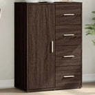 Bewerkte hout Dressoirs en buffetkasten voor een stijlvolle kamer - bruin eikenkleur / 1 - Dressoirs & buffetkasten