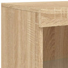 Bijzetkast met RGB LED-verlichting van bewerkt hout - Opbergkasten & lockerkasten