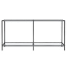Bijzettafel met gehard glas en gepoedercoat staal voor stijlvolle uitstraling - Bijzettafels