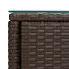 Bijzettafel met gehard glas en gepoedercoat stalen frame - Bijzettafels