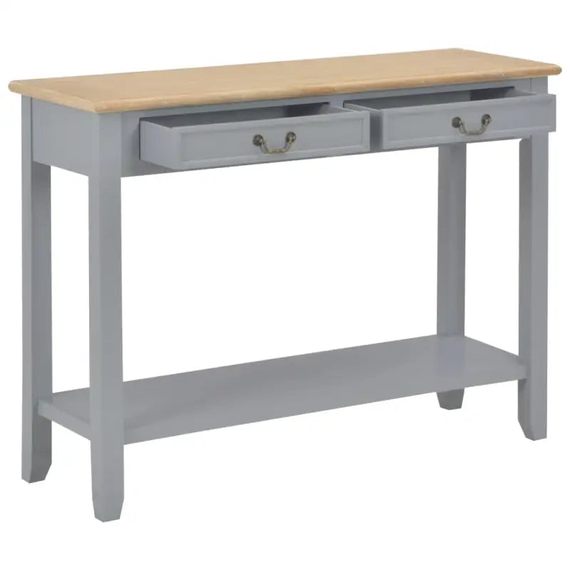 Bijzettafel met massief grenenhouten en paulownia fineer voor elegantie - Bijzettafels