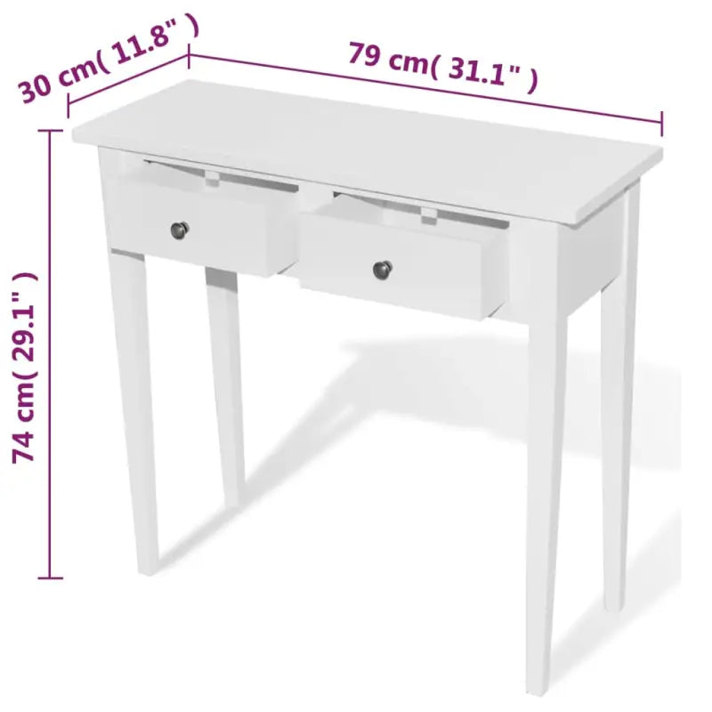 Bijzettafel met tijdloos design voor verschillende kamers - Wit / 1 - Bijzettafels