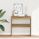 Bijzettafel van bewerkt hout gemakkelijk schoon voor woondecoratie - artisanaal eikenkleurig / 1 / 80 cm - Bijzettafels