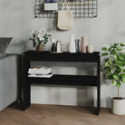 Bijzettafel van bewerkt hout gemakkelijk schoon voor woondecoratie - Zwart / 1 / 102 cm - Bijzettafels