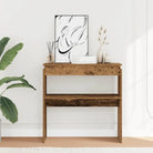 Bijzettafel van bewerkt hout gemakkelijk schoon voor woondecoratie - Oud hout / 1 / 80 cm - Bijzettafels