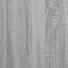 Bijzettafel van bewerkt hout in grijs sonoma eiken stijl - Archiefkasten