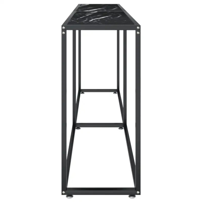 Bijzettafel van gehard glas en gepoedercoat staal voor een stijlvolle woonkamer - Bijzettafels